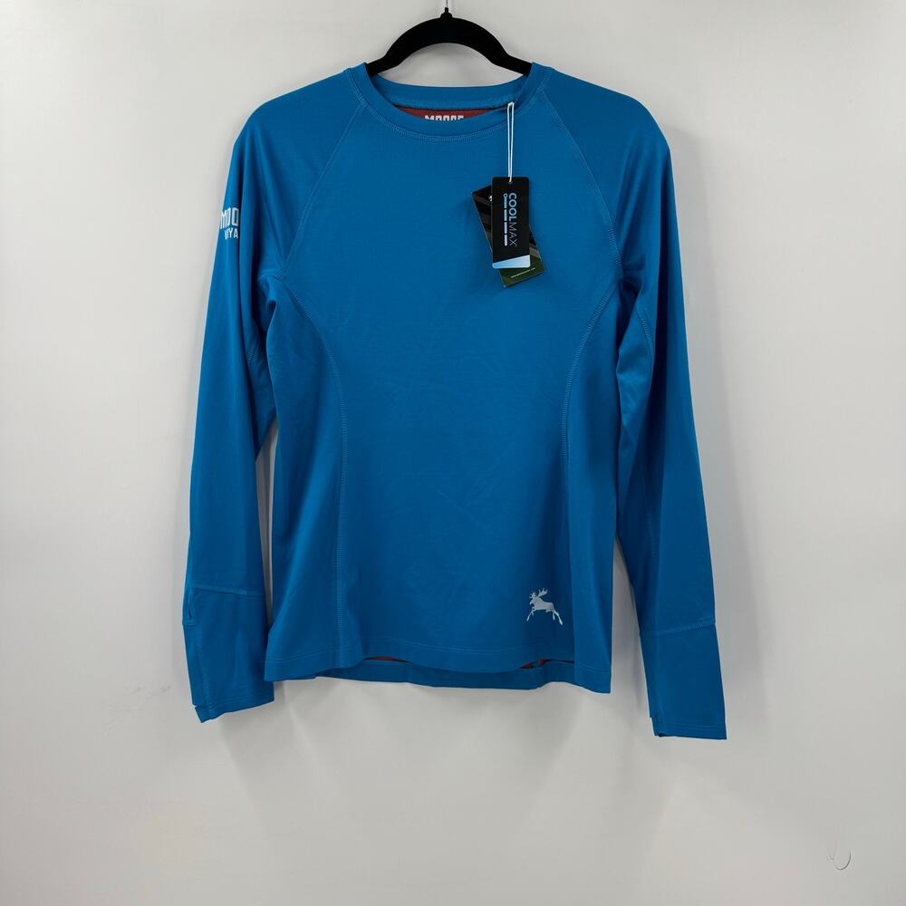 NWT Moose Voyage Blue long sleeve shirt